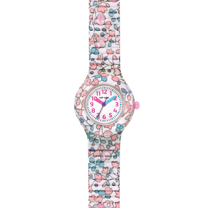 Reloj Hip Hop Flower Power Rosa 28mm HWU1269