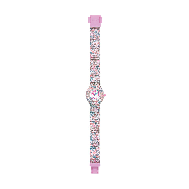 Reloj Hip Hop Flower Power Rosa 28mm HWU1269