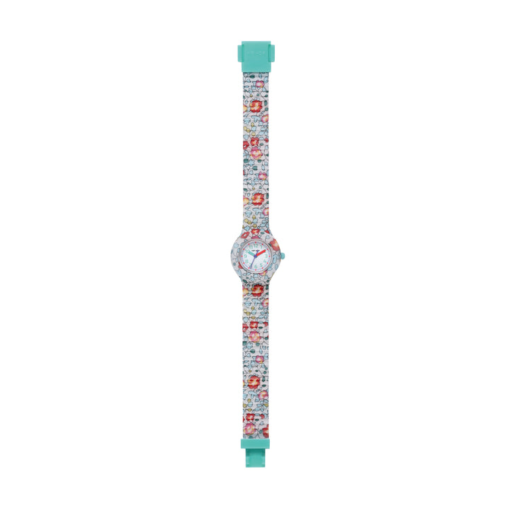 Montre Hip Hop Flower Power Vert 28mm HWU1271