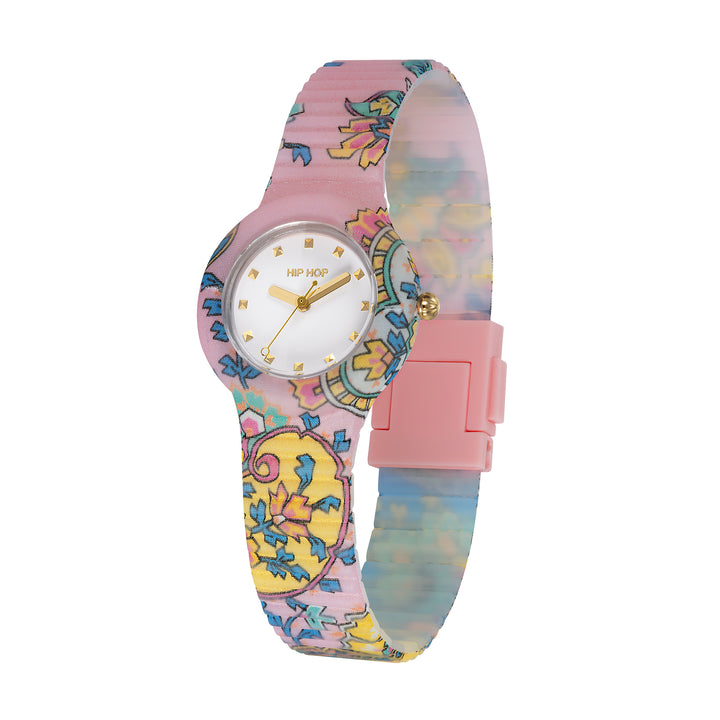 Hip Hop orologio Pink Paisley collection 32mm HWU1310