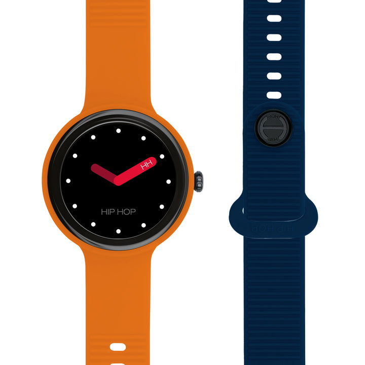 Reloj inteligente Hip Hop Hero.Next Naranja/Azul profundo 41 mm HWU1314