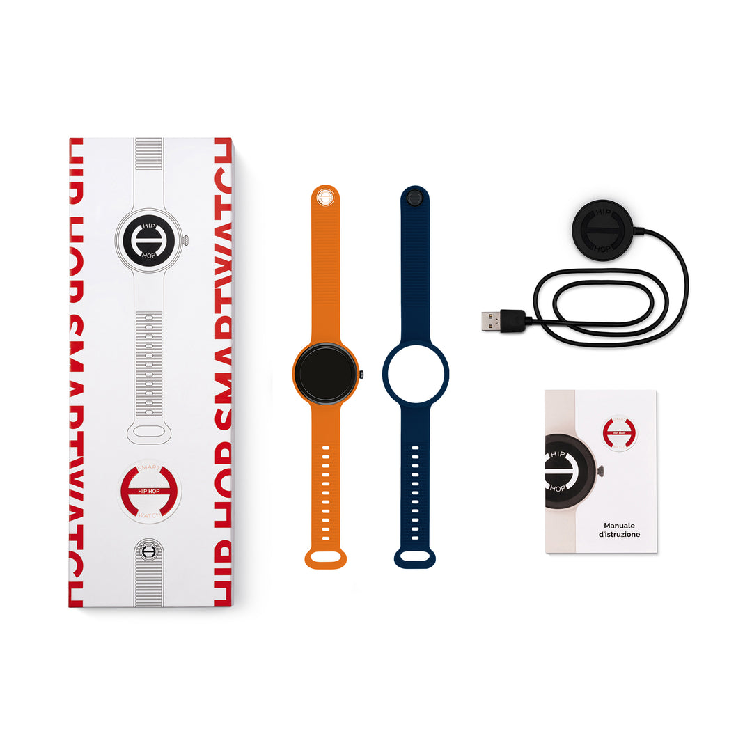 Reloj inteligente Hip Hop Hero.Next Naranja/Azul profundo 41 mm HWU1314