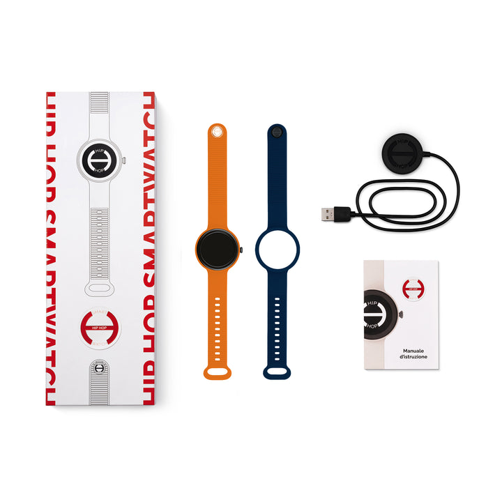 Reloj inteligente Hip Hop Hero.Next Naranja/Azul profundo 41 mm HWU1314