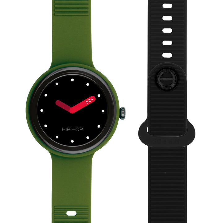 Reloj inteligente Hip Hop Verde/Negro Hero.Next 41mm HWU1315