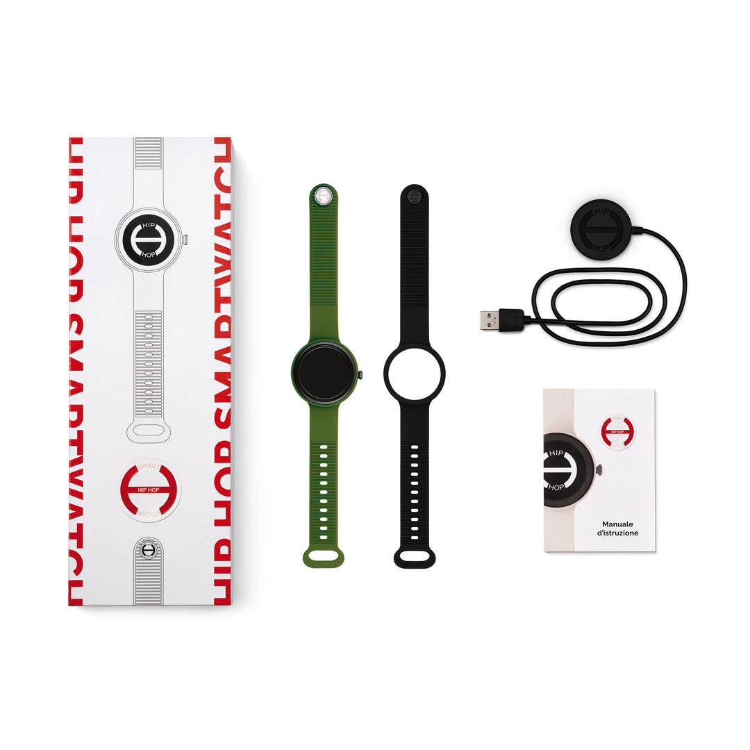 Reloj inteligente Hip Hop Verde/Negro Hero.Next 41mm HWU1315