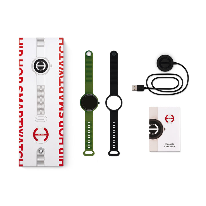 Reloj inteligente Hip Hop Verde/Negro Hero.Next 41mm HWU1315