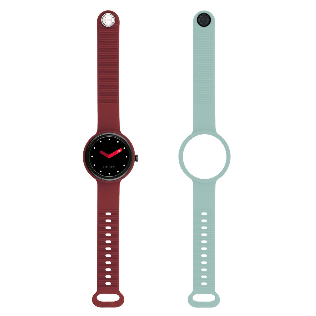 Reloj inteligente Hip Hop Burdeos/Azul claro Hero.Next 41mm HWU1316