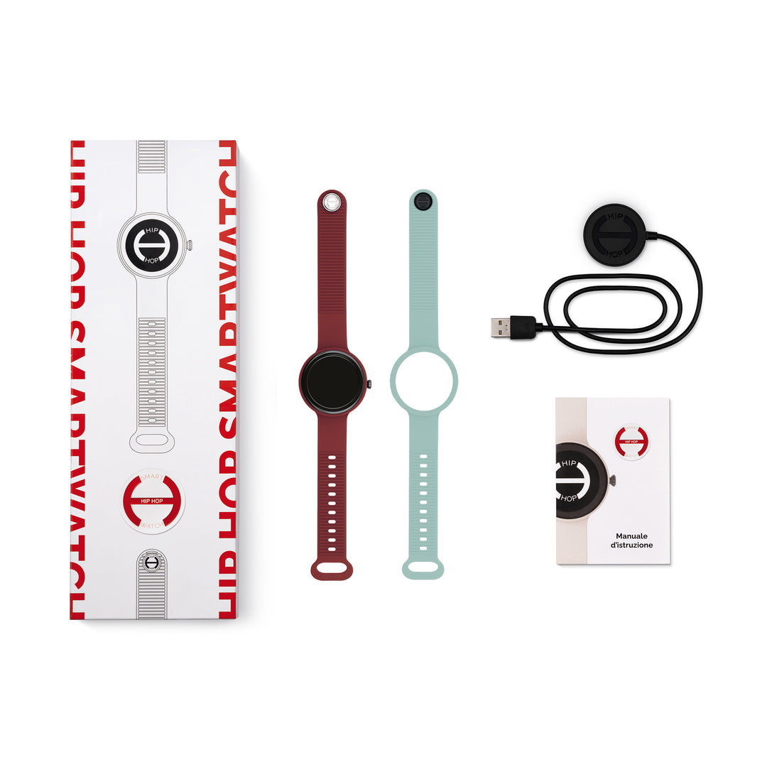 Reloj inteligente Hip Hop Burdeos/Azul claro Hero.Next 41mm HWU1316