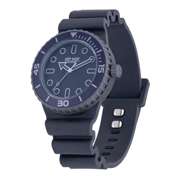 Montre Hip Hop BLEU/ICE Master collection 41mm HWU13333