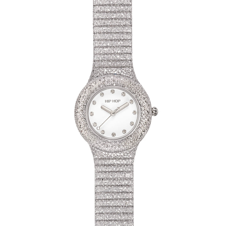 Hip Hop orologio Silver Shimmer Crush 32mm HWU1336