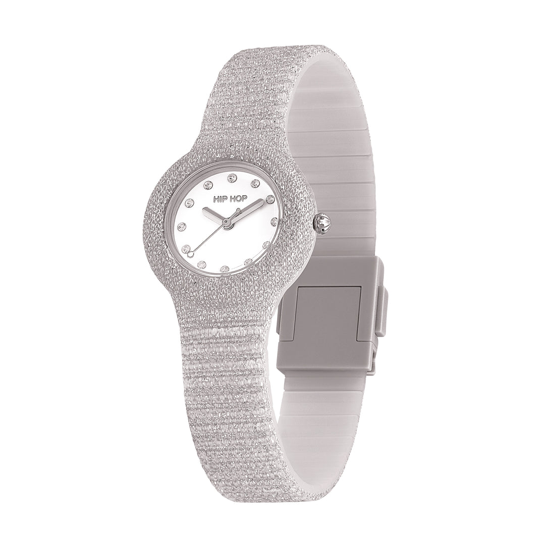 Hip Hop orologio Silver Shimmer Crush 32mm HWU1336