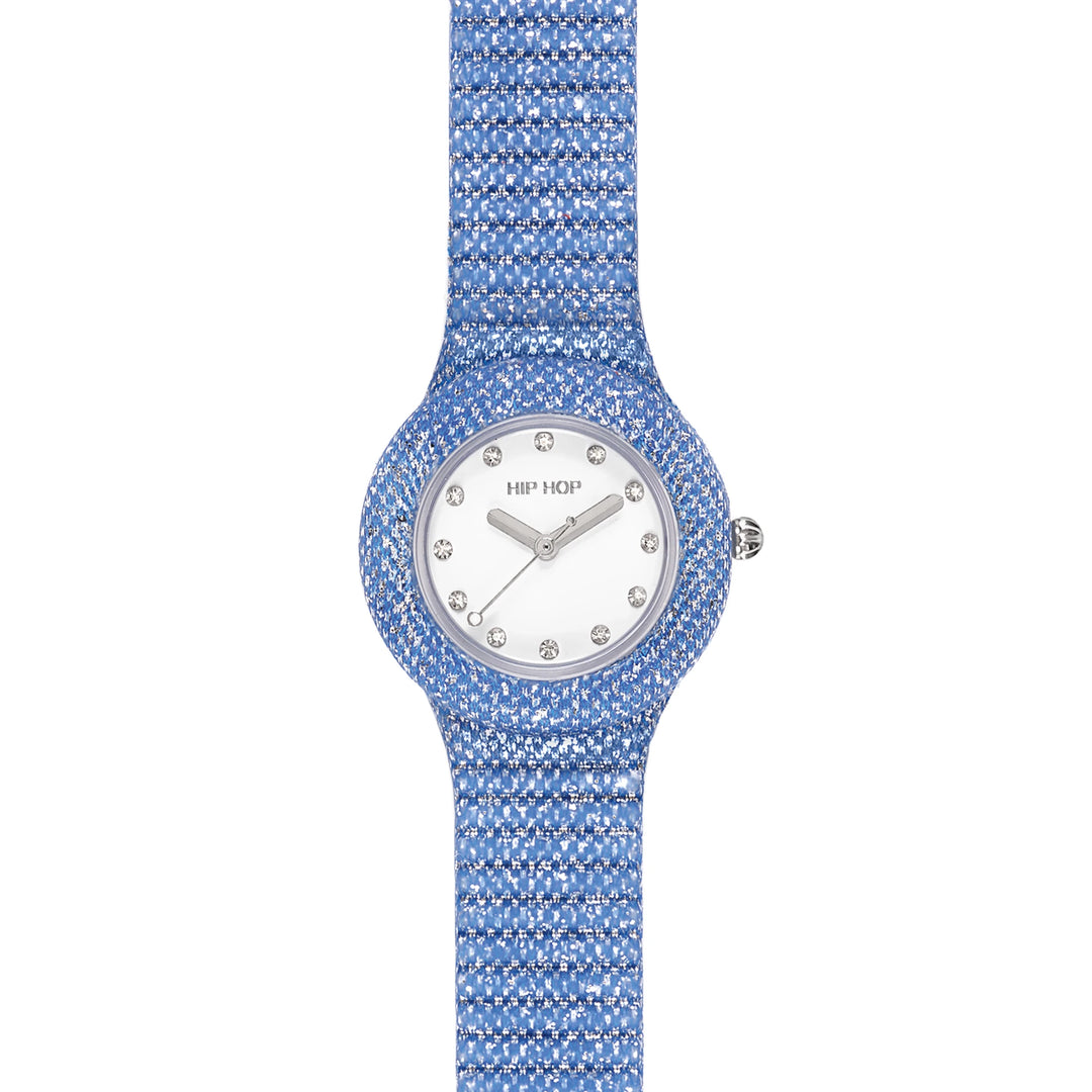 Reloj Hip Hop Blue Shimmer Crush 32mm HWU1337
