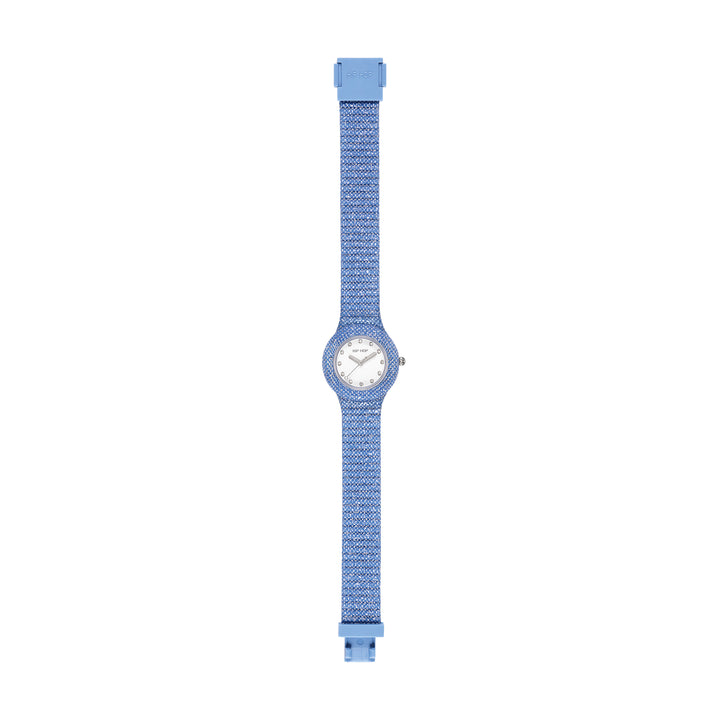 Reloj Hip Hop Blue Shimmer Crush 32mm HWU1337