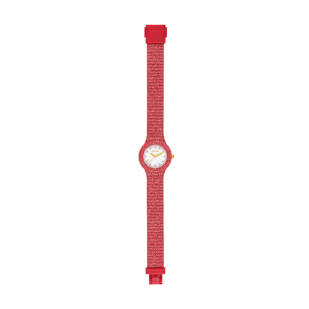 Reloj Hip Hop Red Shimmer Crush 32mm HWU1338