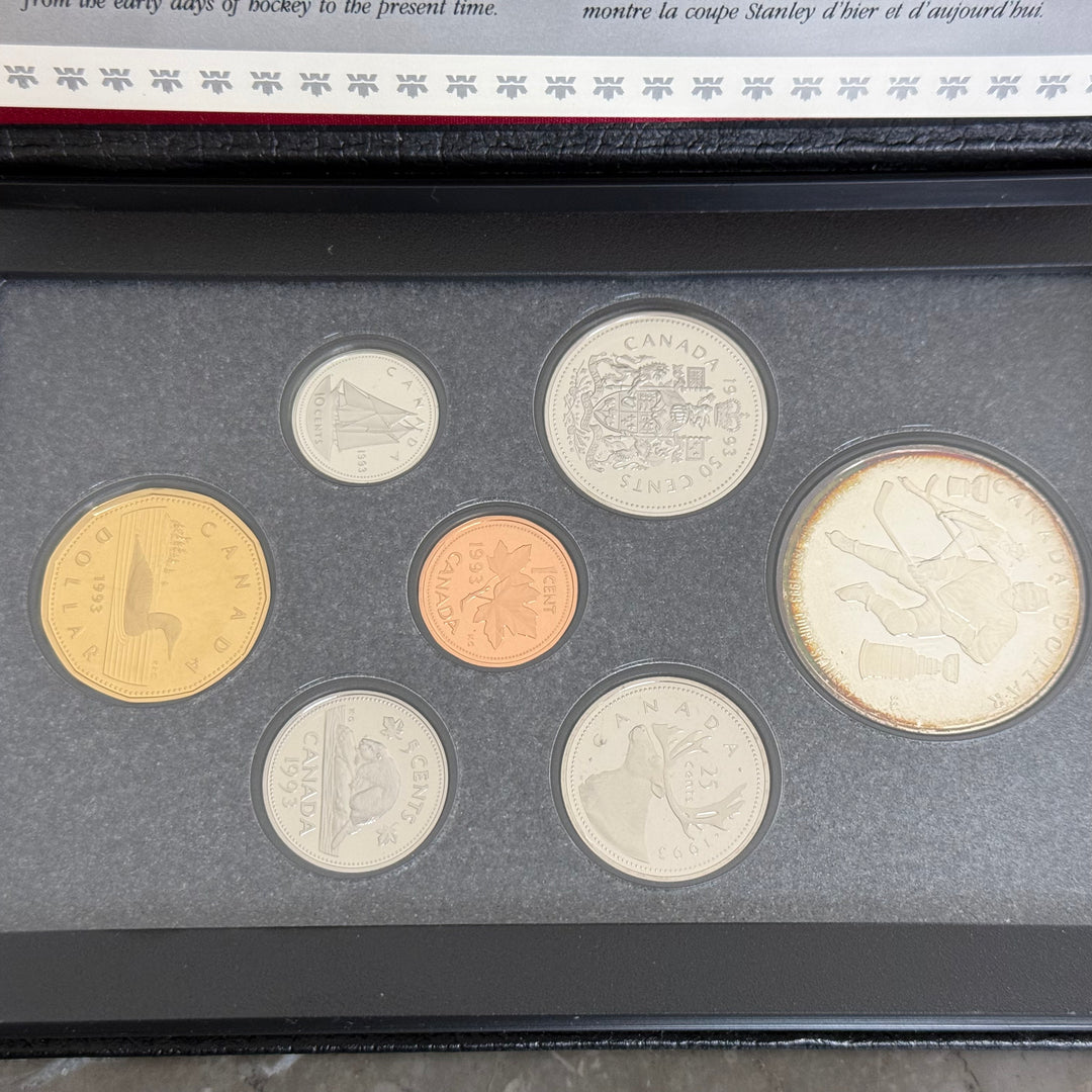 Ensemble de pièces de monnaie du Canada de la Monnaie royale canadienne 1993