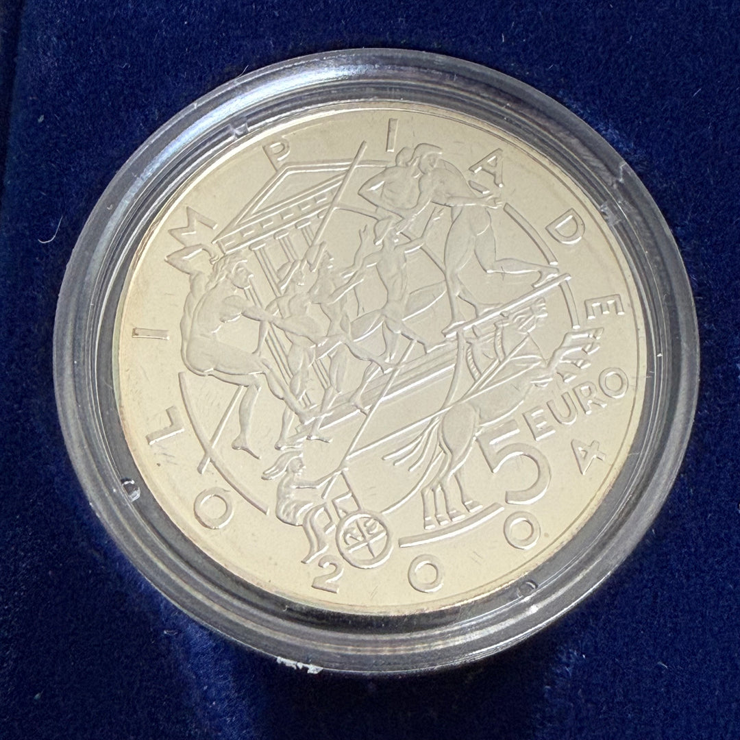 Monete in argento 5€ 10€ Repubblica di San Marino Olimpiade 2004