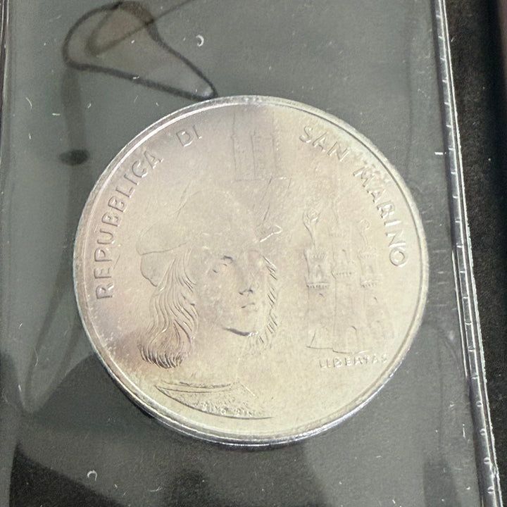 Monnaies en argent 500 1000 Lire République de Saint-Marin V Centenaire de naissance Raffaello Sanzio 1983