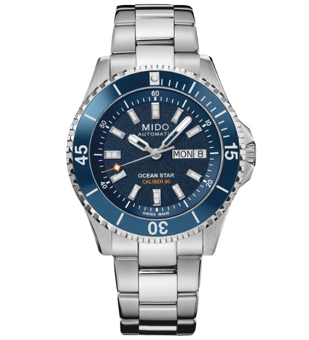 Reloj Mido Ocean Star 200 41mm azul automático acero M026.930.11.041.00