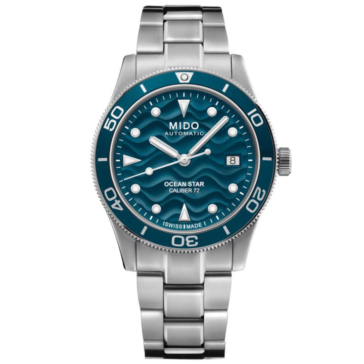 Mido watch Ocean Star Special Edition 39mm blue automatic steel M026.907.11.041.01