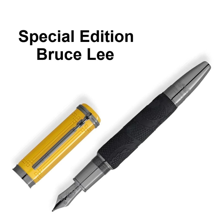 Pluma estilográfica Montblanc Grandes personajes Homenaje a Bruce Lee Edición especial punta M 133427