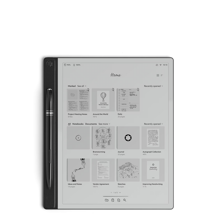 Papel Digital Montblanc negro 135010