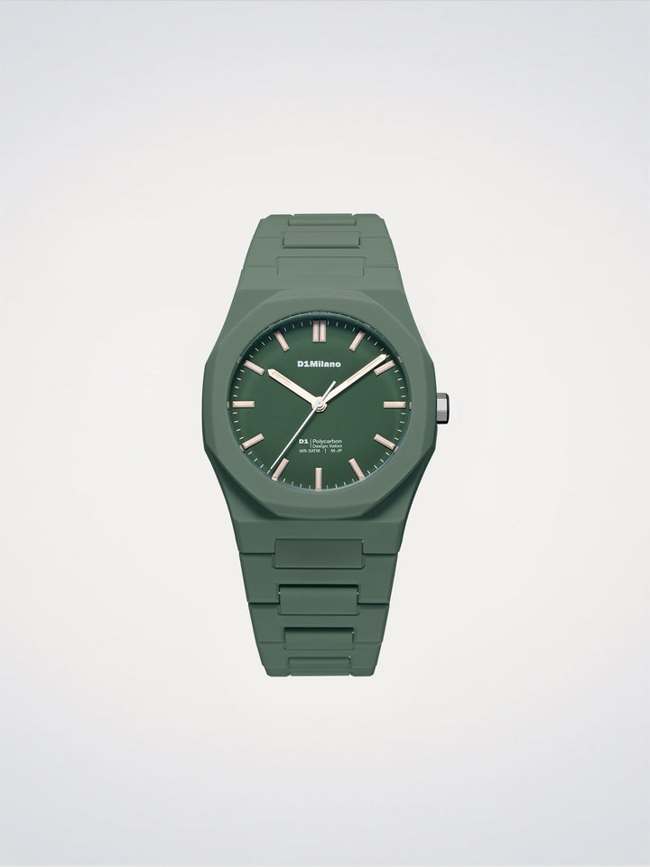 D1 Milano Green Legacy Orologio Polycarbon 40,5 mm D1-PCBJ42