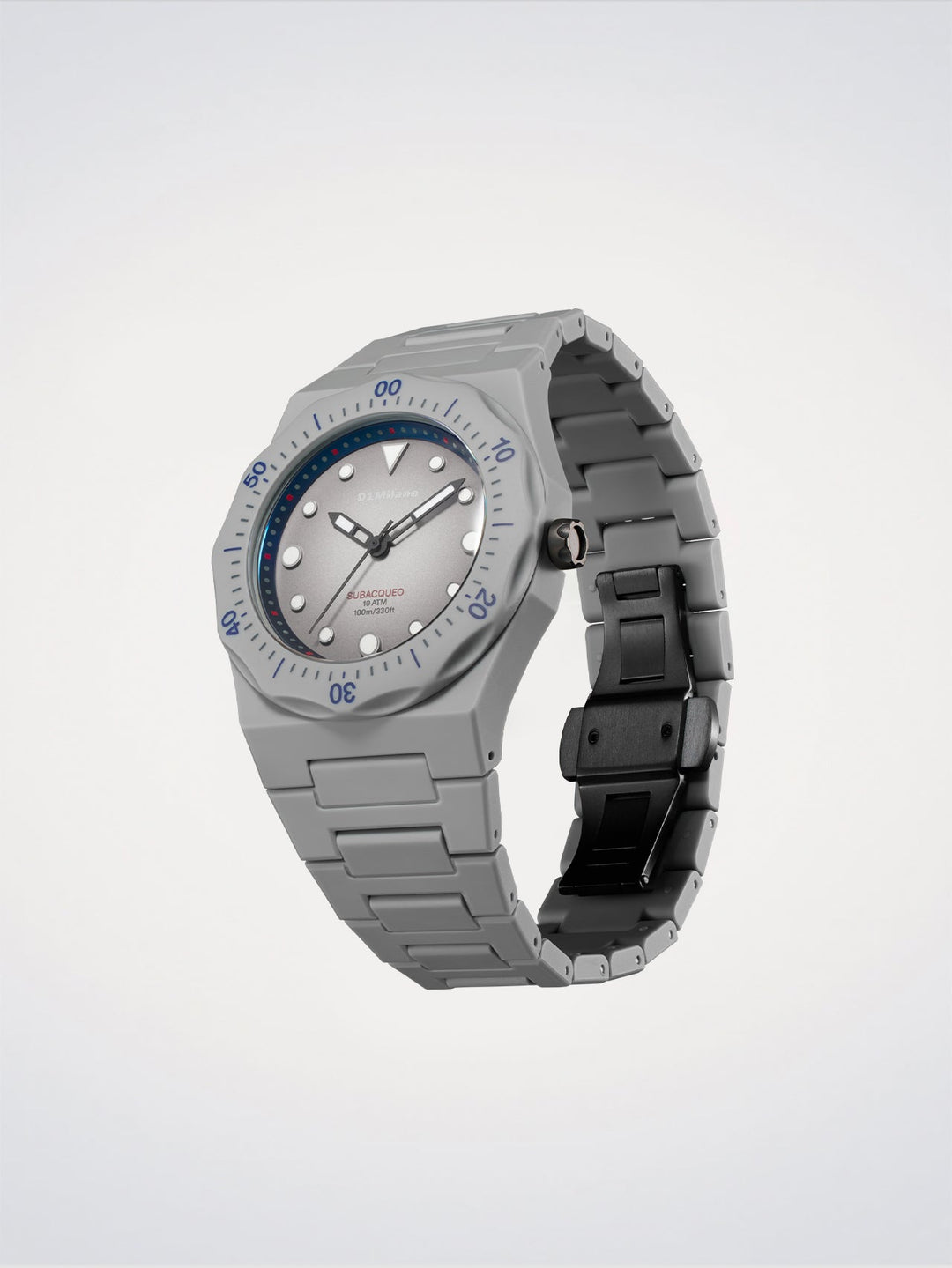 Reloj D1 Milano Acero Diver Policarbono 40,5 mm D1-PDBJ03