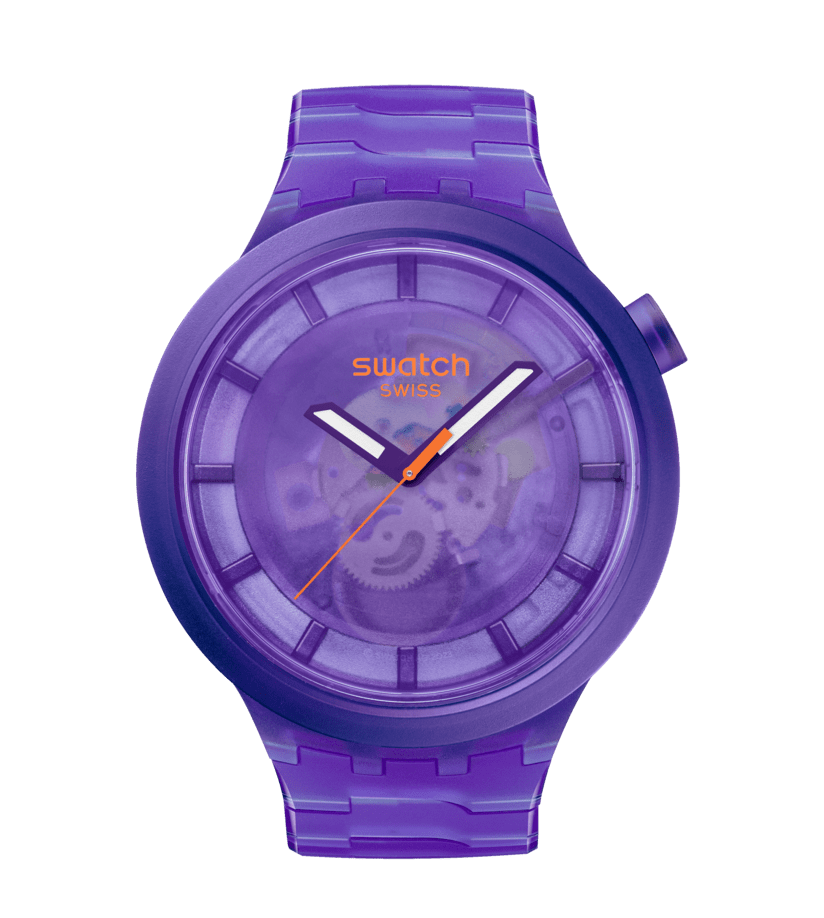 Reloj Swatch PURPLE JOY 47mm Originals Big Bold SB05V103