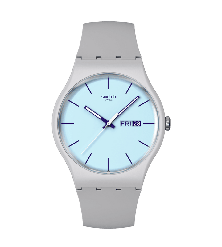 Relógio Swatch BLUEBERRY SKY Originals Novo Gent 41mm SO29M702