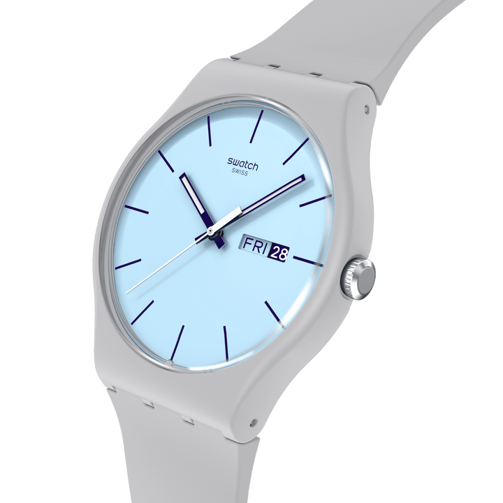 Relógio Swatch BLUEBERRY SKY Originals Novo Gent 41mm SO29M702