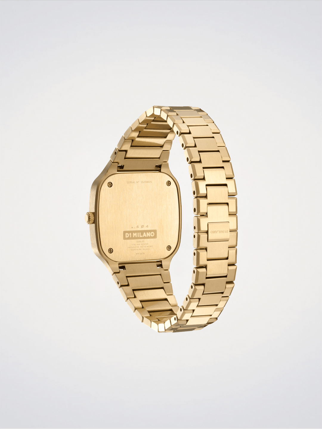 D1 Milano Disco Gold Square 32 mm D1-SQBL03