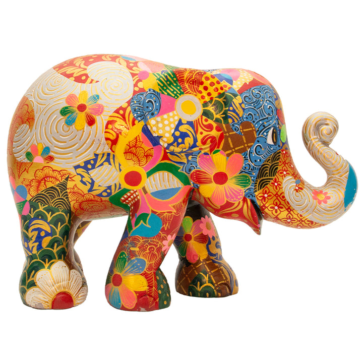 Elephant Parade elefante Sarong 20cm Limited Edition Narin Kantawong Sarong 20