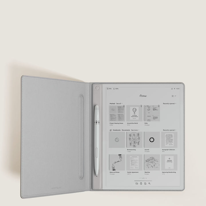 Papel Digital Montblanc plateado 135012