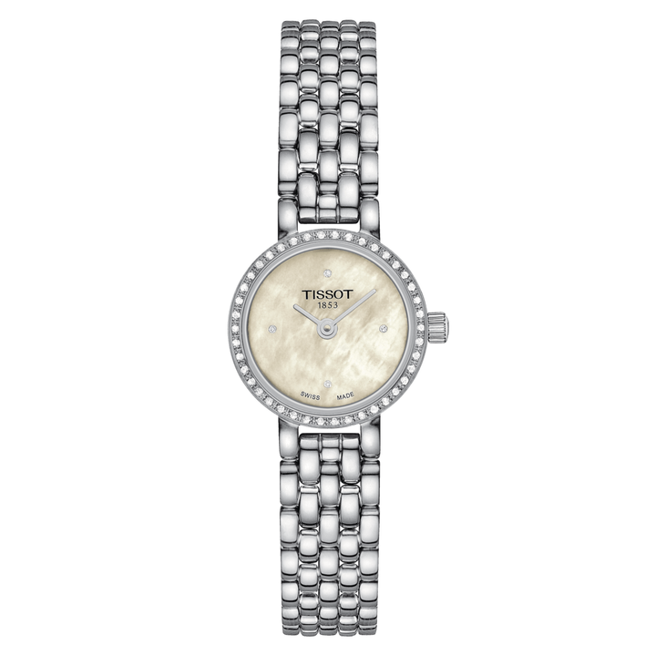 Tissot Watch Lovely Round 19.5 mm Madreperper Diamonds Acero T140,009.61.116.00