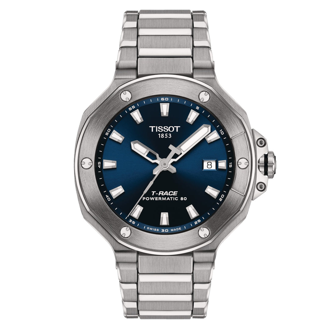 TISSOT T-RACE Powermitic 80 41 mm Blue Automatyczna stal T141.807.11.041.00