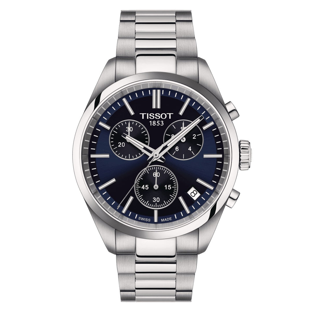 Tissot Tissot PR 100 Chrono 40mm Se Blue Quartz Steel T150.417.11.041.00