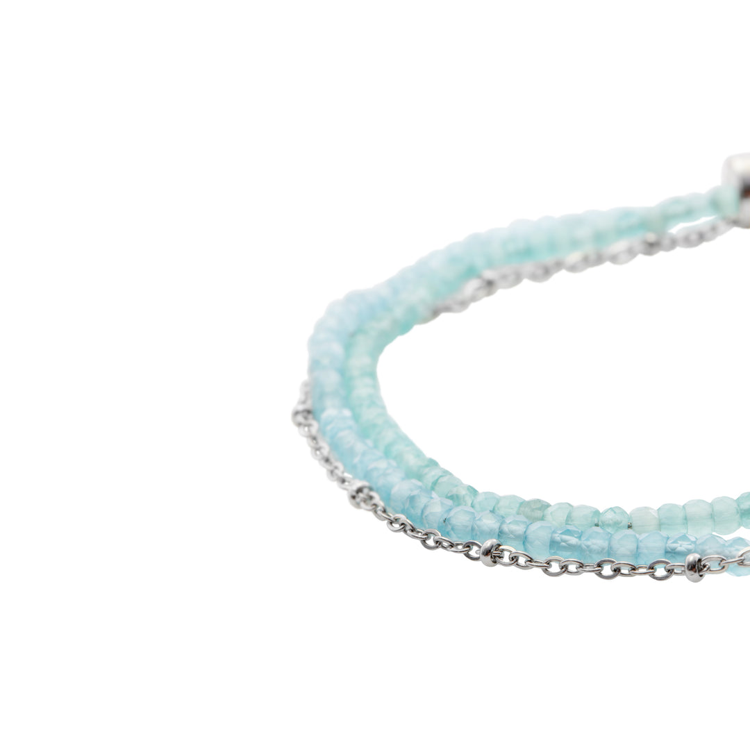Breil bracciale Magnetica System Small Sea Water acciaio cristalli TJ3623