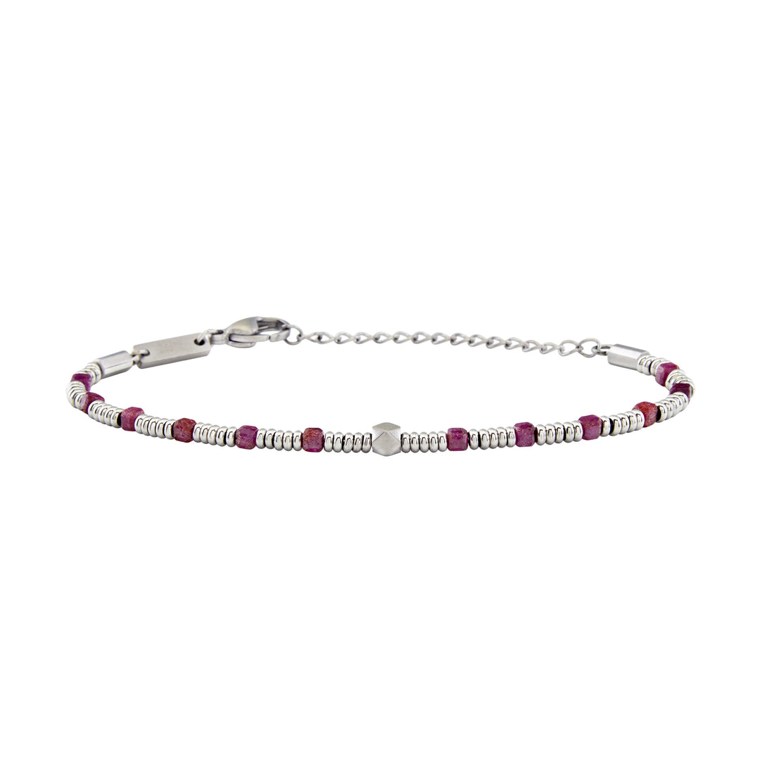 Breil Bracelet en acier priam rubis TJ3646