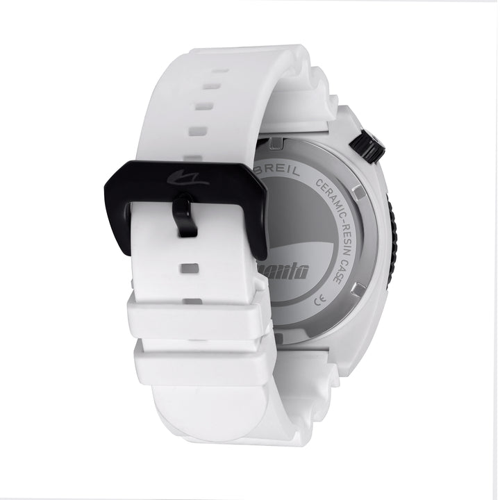 Breil Manta E.C.O. Reloj Blend 42mm cuarzo blanco alúmina y poliamida TW2194