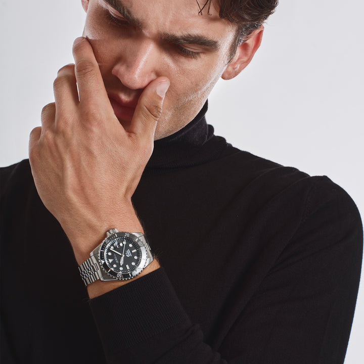 Reloj Breil Manta Heritage 42mm acero cuarzo negro TW2206