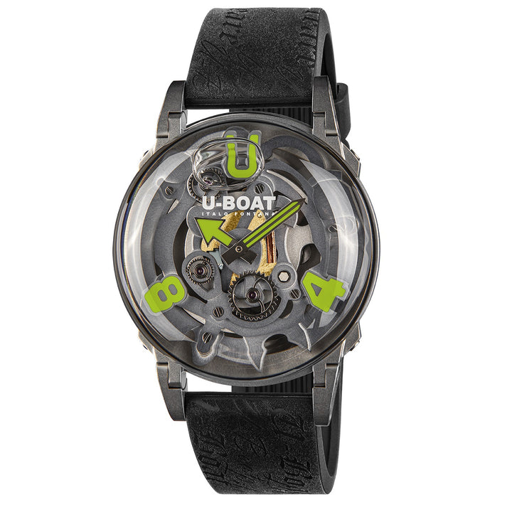 Montre U-BOAT U-65 SS GREEN 44mm acier quartz squelette 3350