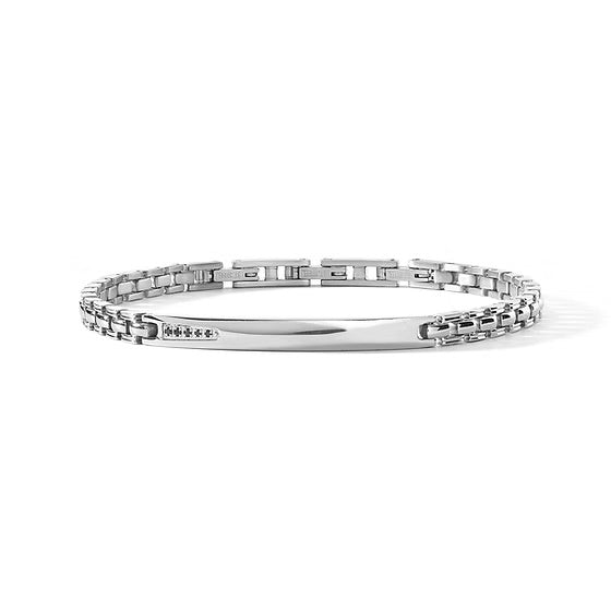 Bracelet Comete Costumes acier et zircons UBR 913