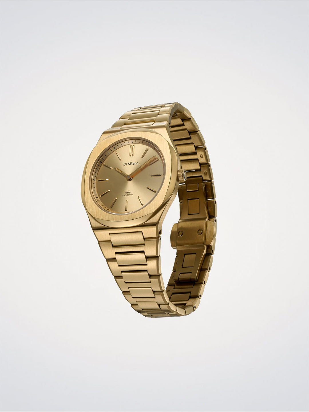 Reloj ultradelgado D1 Milano Gold Mellow 34 mm D1-UHBL02
