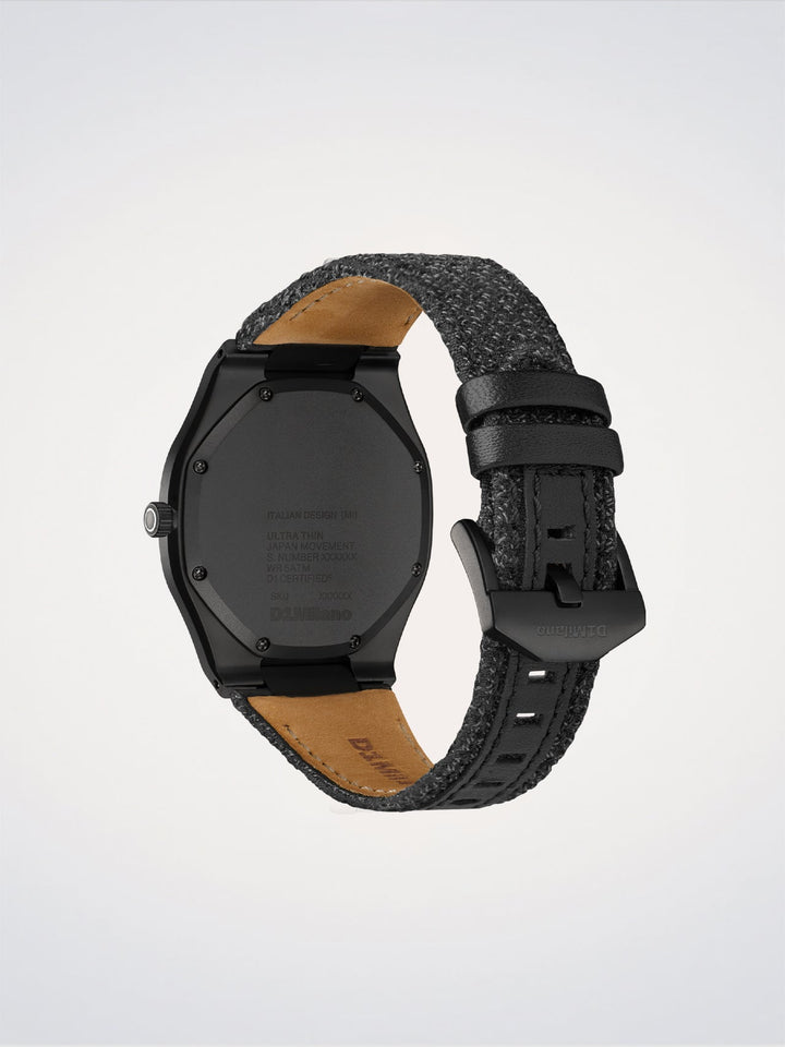 D1 Milano Black Kevlar Orologio Ultra Thin 39 mm D1-UHKJ01