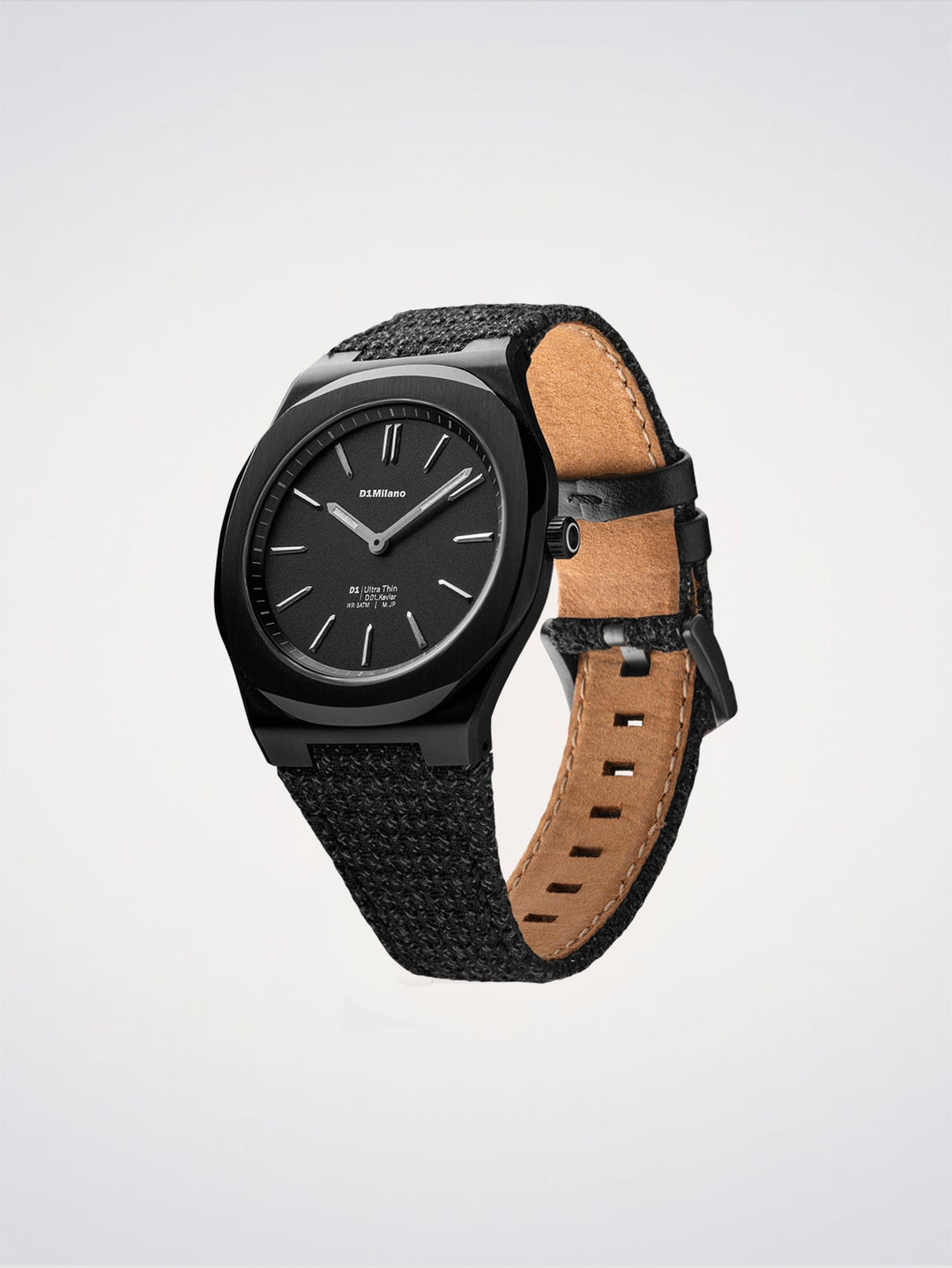 D1 Milano Black Kevlar Orologio Ultra Thin 39 mm D1-UHKJ01
