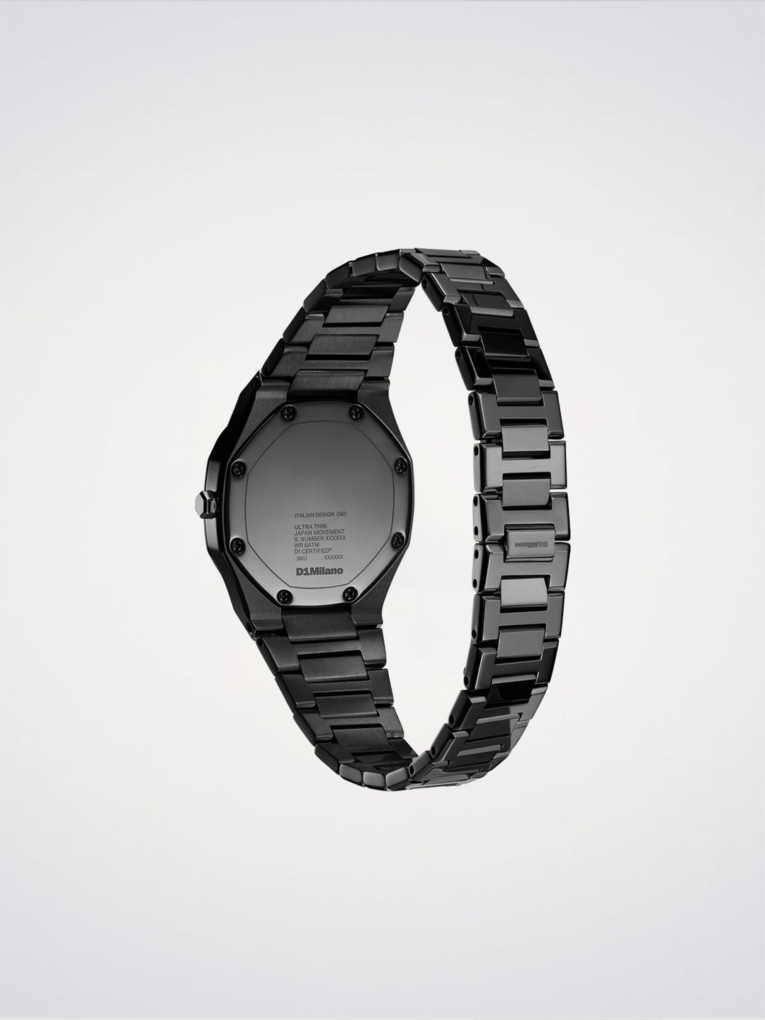 D1 Milano Black Gleam Orologio Ultra Thin 30 mm D1-UTBL41