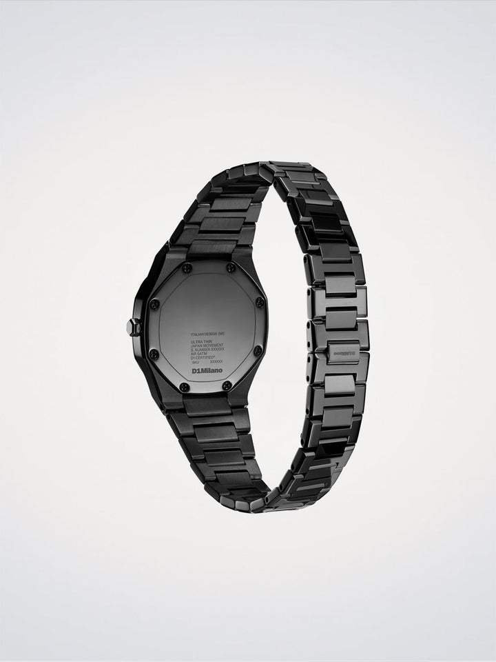 D1 Milano Black Gleam Orologio Ultra Thin 30 mm D1-UTBL41