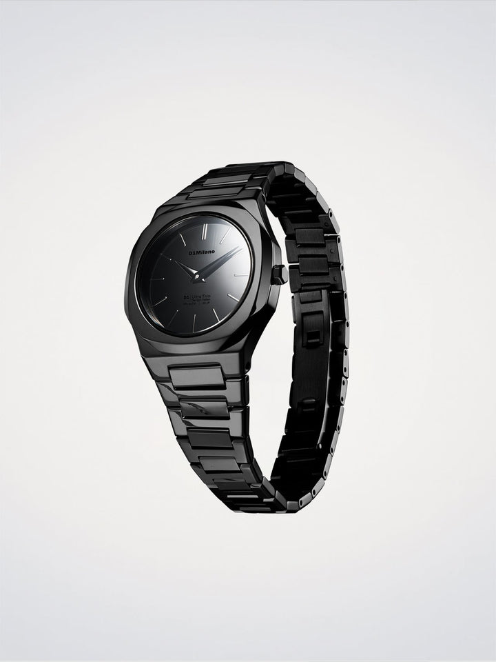 D1 Milano Black Gleam Orologio Ultra Thin 30 mm D1-UTBL41