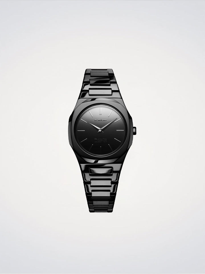 D1 Milano Black Gleam Orologio Ultra Thin 30 mm D1-UTBL41