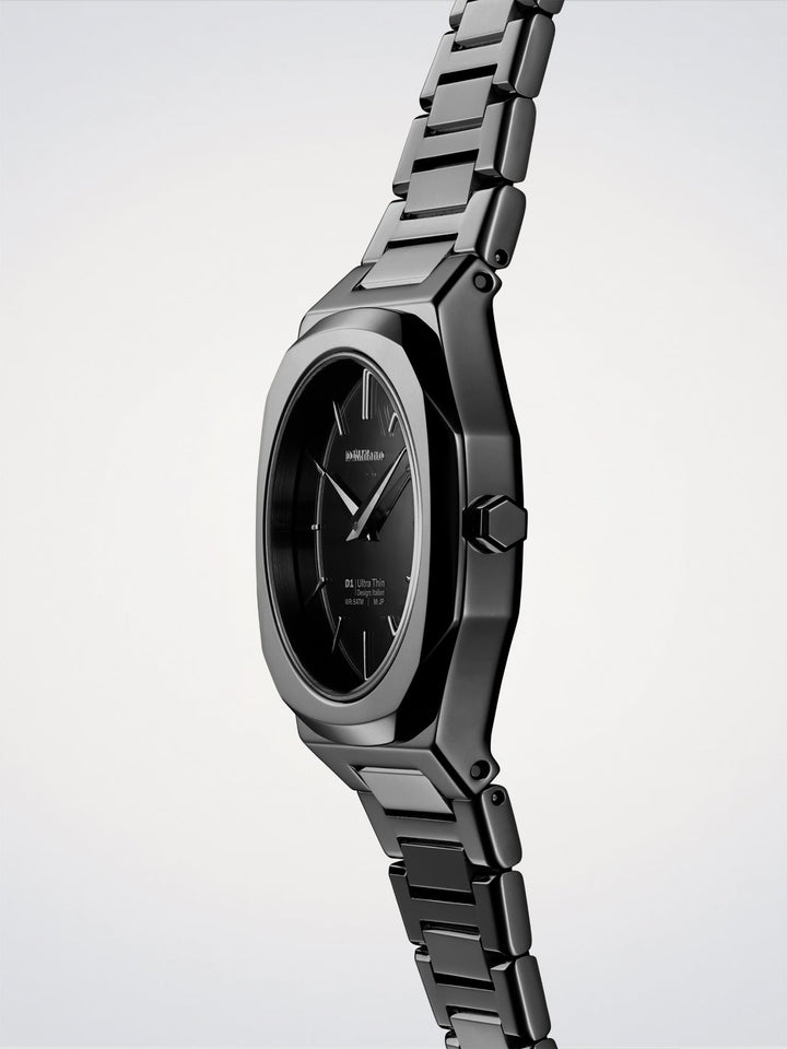 D1 Milano Black Gleam Orologio Ultra Thin 30 mm D1-UTBL41